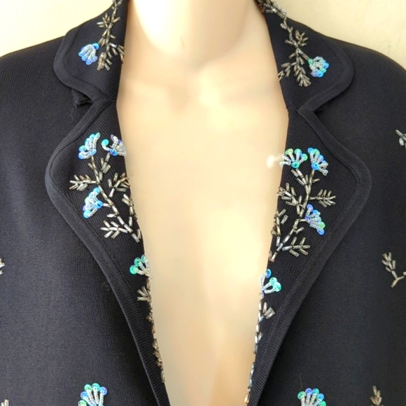 BCBG Maxazria Beaded Sweater Cardigan - Picture 4 of 16
